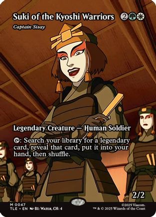 Suki of the Kyoshi Warriors - Captain Sisay (Borderless) (TLE-047) (Foil)