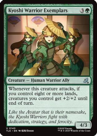 Kyoshi Warrior Exemplars (TLE-140) (Foil)