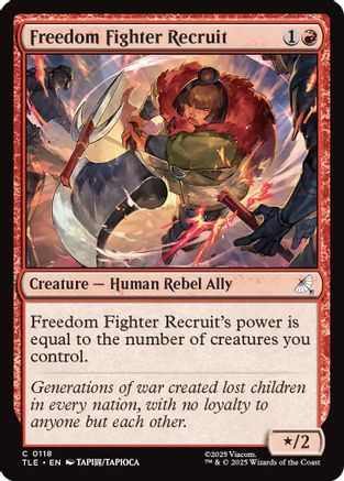 Freedom Fighter Recruit (TLE-118) (Foil)
