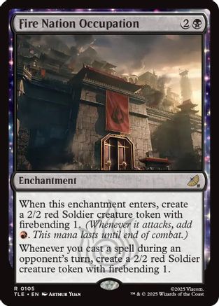 Fire Nation Occupation (TLE-105) (Foil)