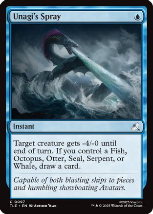 Unagi's Spray (TLE-097) (Foil)