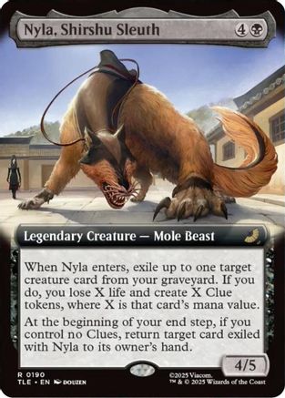 Nyla, Shirshu Sleuth (Extended Art) (TLE-190) (Foil)