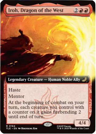 Iroh, Dragon of the West (Extended Art) (TLE-194) (Foil)