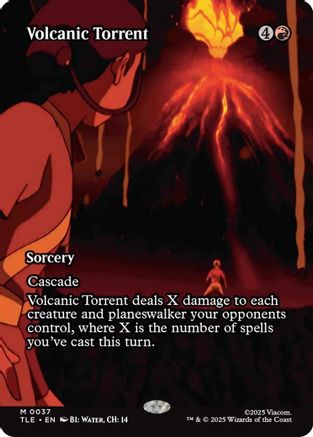Volcanic Torrent (Borderless) (TLE-037) (Foil)