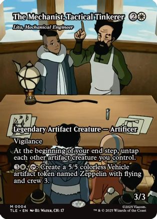 The Mechanist, Tactical Tinkerer - Lita, Mechanical Engineer (Borderless) (TLE-004) (Foil)