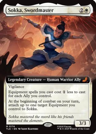 Sokka, Swordmaster (Extended Art) (TLE-174) (Foil)