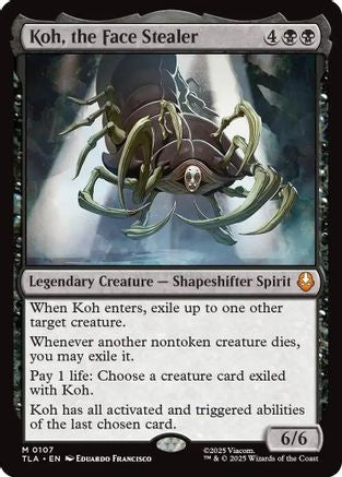 Koh, the Face Stealer (TLA-107) (Foil)