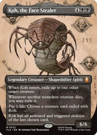 Koh, the Face Stealer (Borderless) (TLA-322) (Foil)