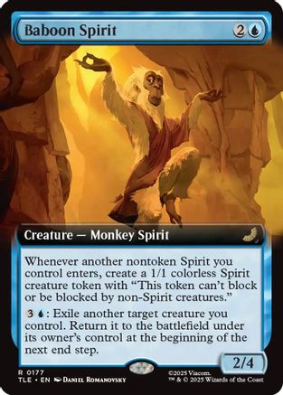 Baboon Spirit (Extended Art) (TLE-177) (Foil)