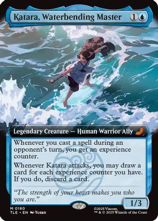 Katara, Waterbending Master (Extended Art) (TLE-180)