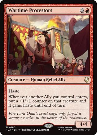 Wartime Protestors (TLA-160) (Foil)