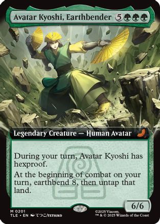 Avatar Kyoshi, Earthbender (Extended Art) (TLE-201)