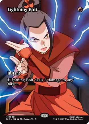 Lightning Bolt (Borderless) (TLE-032) (Foil)