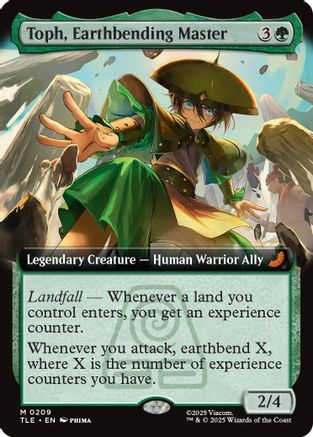Toph, Earthbending Master (Extended Art) (TLE-209)