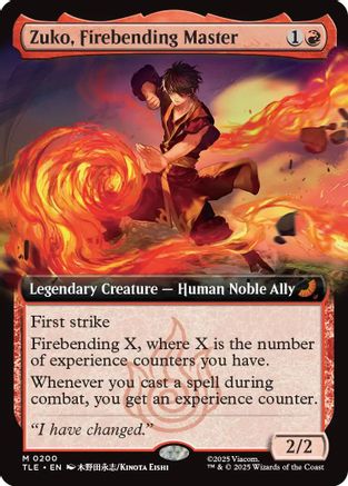 Zuko, Firebending Master (Extended Art) (TLE-200)