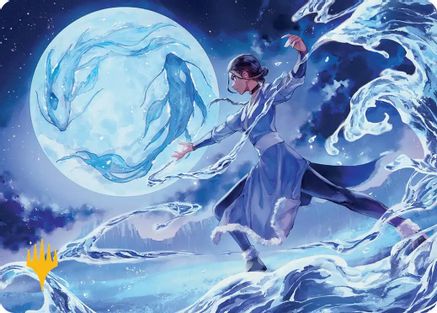 Waterbender Ascension Art Card (Gold-Stamped Planeswalker Symbol) (ASTLA-006)