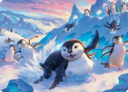 Otter-Penguin Art Card (ASTLA-004)