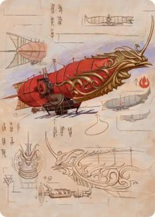Phoenix Fleet Airship Art Card (ASTLA-035)