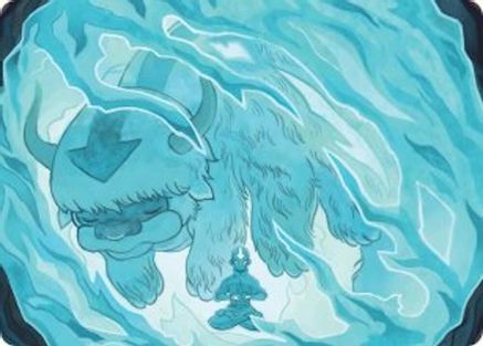 Aang's Iceberg 2 Art Card (ASTLA-040)