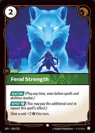 Feral Strength (SFD-034) (Foil)