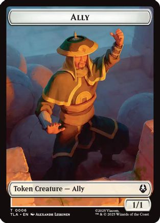 Ally (0006) // Clue (0017) Double-Sided Token (TLA-6 // 17) (Foil)