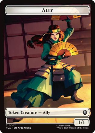 Ally (0007) // Clue (0018) Double-Sided Token (TLA-7 // 18) (Foil)