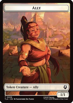 Ally (0008) // Clue (0016) Double-Sided Token (TLA-8 // 16) (Foil)