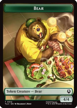Bear // Food (0020) Double-Sided Token (TLA-12 // 20)