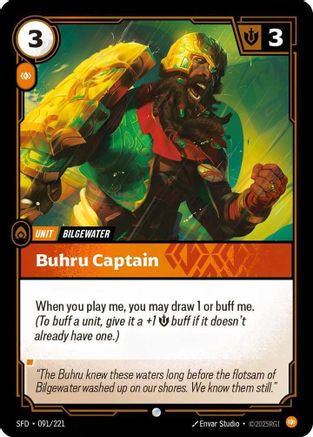 Buhru Captain (SFD-091) (Foil)