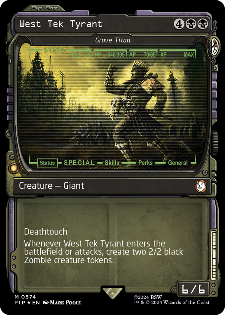 West Tek Tyrant / Grave Titan (PIP-874) (Showcase) (Surge Foil)