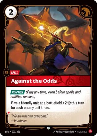 Against the Odds (SFD-001)