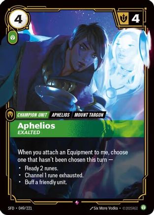 Aphelios - Exalted (SFD-049) (Foil)