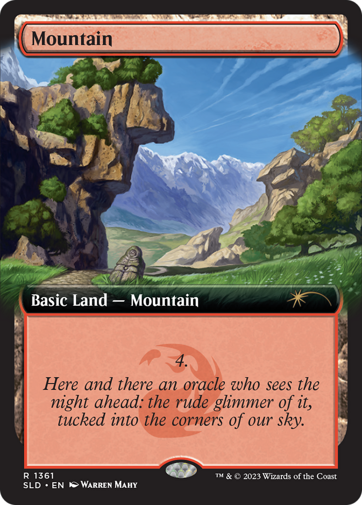 Mountain (SLD-1361) (Extended Art) (Foil)