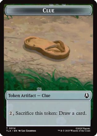 Clue (0014) // Copy (0002) Double-Sided Token (TLA-14 // 2) (Foil)