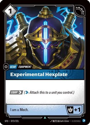 Experimental Hexplate (SFD-073) (Foil)