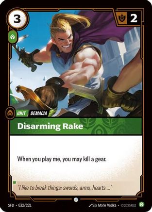 Disarming Rake (SFD-032)