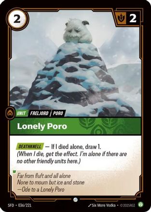 Lonely Poro (SFD-036)
