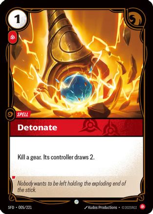 Detonate (SFD-005) (Foil)