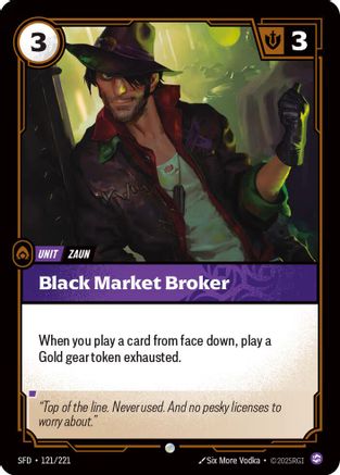 Black Market Broker (SFD-121)