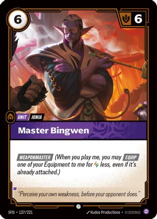 Master Bingwen (SFD-127) (Foil)