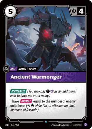 Ancient Warmonger (SFD-131)