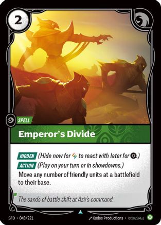 Emperor's Divide (SFD-043) (Foil)