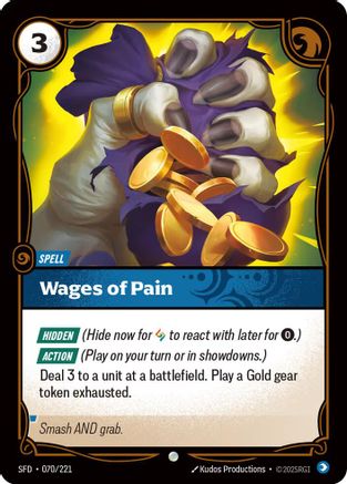 Wages of Pain (SFD-070)