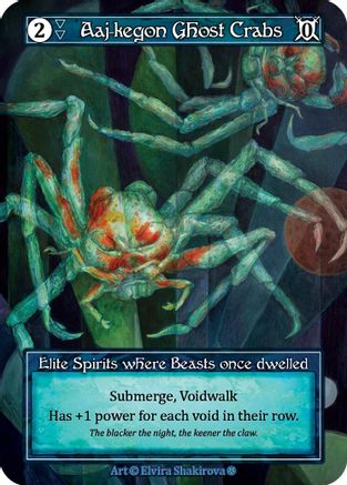 Aaj-kegon Ghost Crabs (Foil) [Gothic]