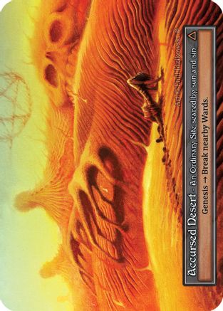 Accursed Desert (Foil) [Gothic]