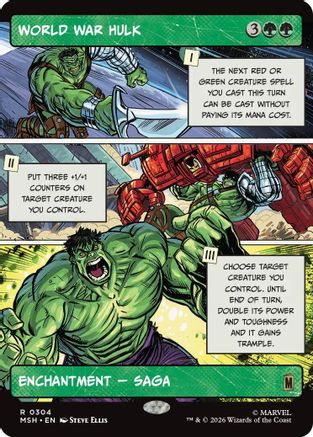 World War Hulk (Borderless) (MSH-304)
