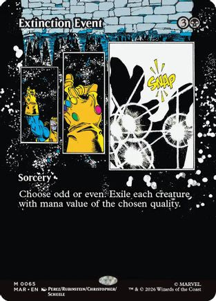 Extinction Event (Borderless) (MAR-065) (Foil)