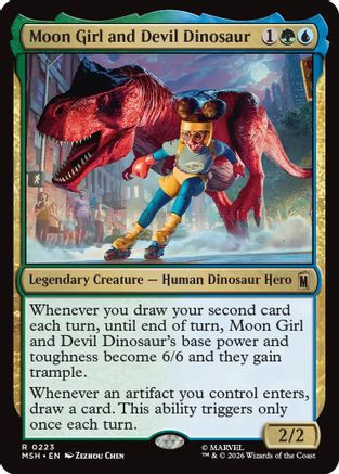 Moon Girl and Devil Dinosaur (MSH-223) (Foil)