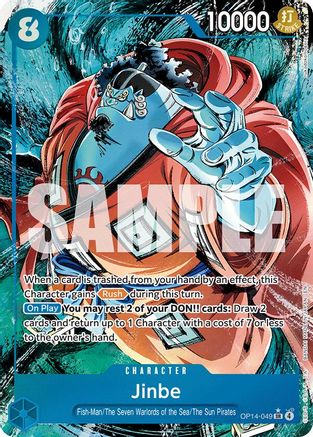 Jinbe - OP14-049 (Alternate Art) (OP14-049) (Foil)