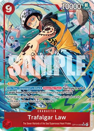 Trafalgar Law - OP14-009 (Alternate Art) (OP14-009) (Foil)